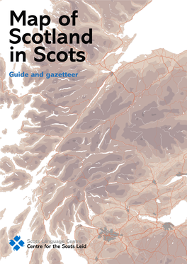 Map of Scotland in Scots Guide and Gazetteer