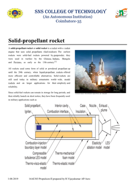 Solid-Propellant Rocket