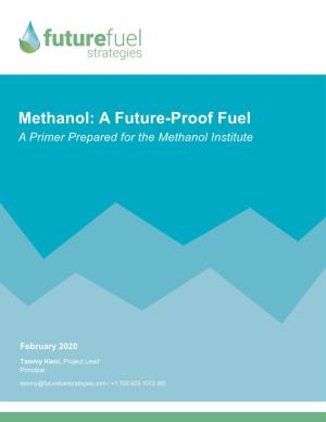 Methanol: a Future-Proof Fuel a Primer Prepared for the Methanol Institute