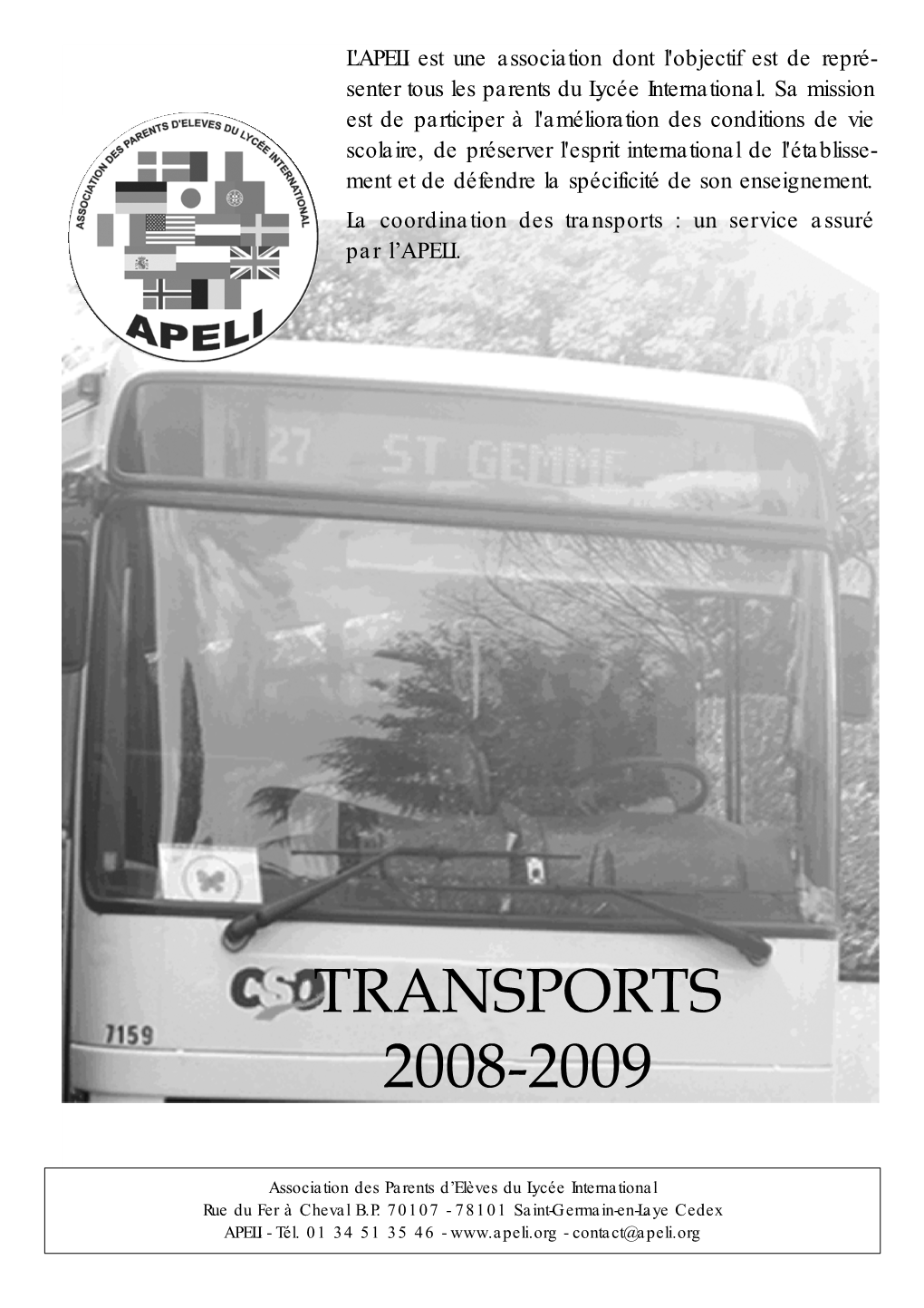 Transports 2008-2009
