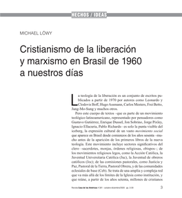 Cristianismo De La Liberación Y Marxismo En Brasil De 1960 a Nuestros Días