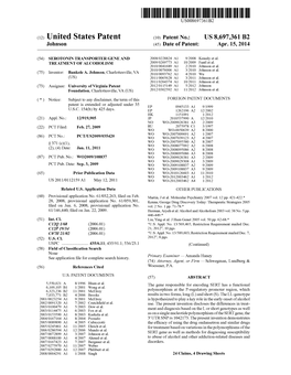 (12) United States Patent (10) Patent No.: US 8,697,361 B2 Johnson (45) Date of Patent: Apr