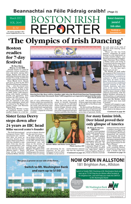 'The Olympics of Irish Dancing'