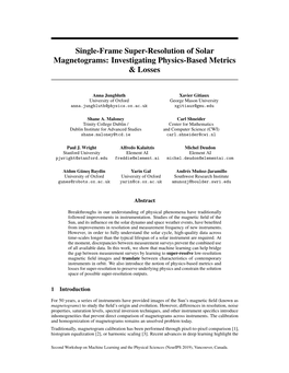 Single-Frame Super-Resolution of Solar Magnetograms: Investigating Physics-Based Metrics & Losses