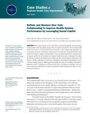 Buffalo and Western New York: Collaborating to Improve Health System Performance by Leveraging Social Capital