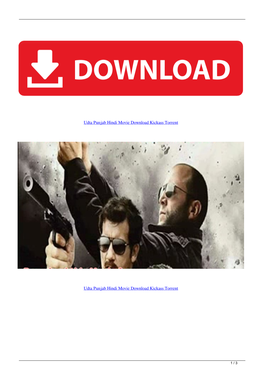 Udta Punjab Hindi Movie Download Kickass Torrent