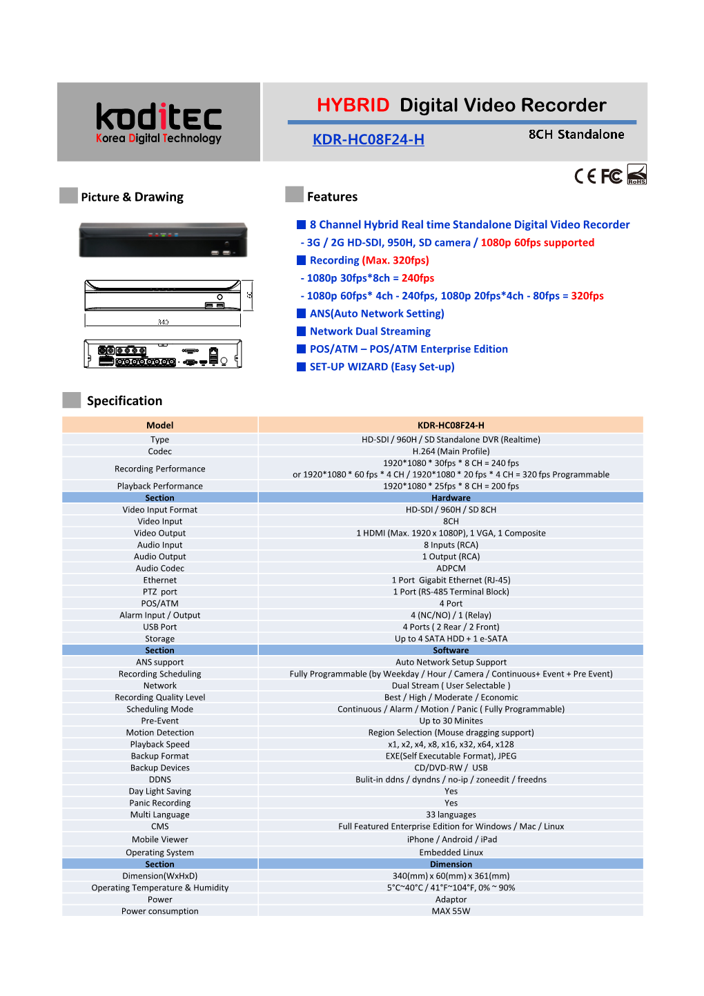 HYBRID Digital Video Recorder