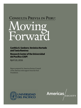 Consulta Previa in Peru: Moving Forward
