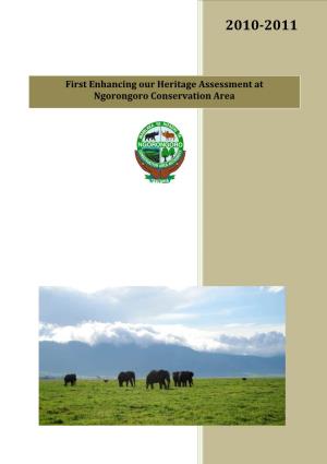 First Enhancing Our Heritage Assessment at Ngorongoro Conservation Area