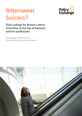 Bittersweet Success? Bittersweet Success? Glass Ceilings for Britain’S Ethnic Minorities at the Top of Business and the Professions