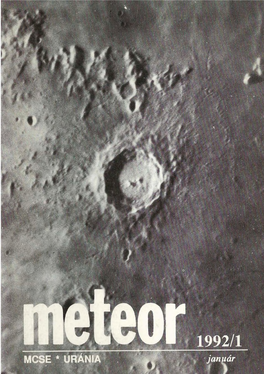 Meteor 22. Évf. 1. Sz. (1992.)