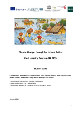 Climate Change: from Global to Local Action Short Learning Program (12 ECTS)