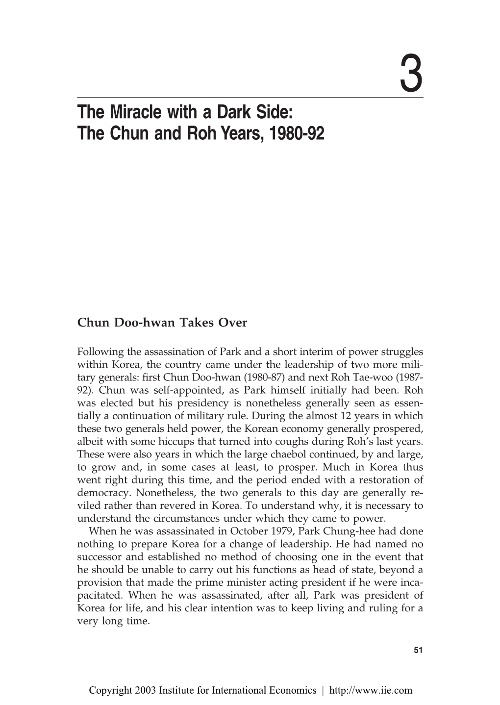 The Chun and Roh Years, 1980-92