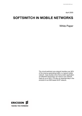 Softswitch in Mobile Networks