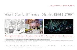 Wharf District| Financial District EDGES STUDY