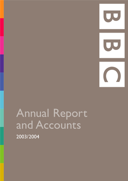 Annual Report and Accounts 2003/2004
