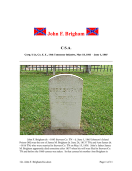 John F. Brigham
