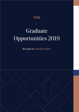 Graduate Opportunities 2019
