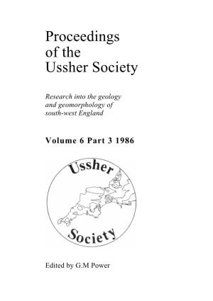Proceedings of the Ussher Society
