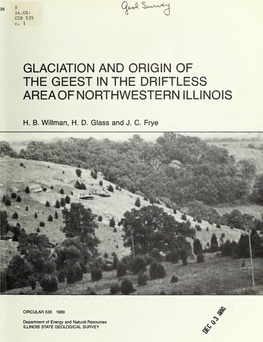 Glaciation and Origin of the Geest in the Driftless Area of Northwestern Illinois