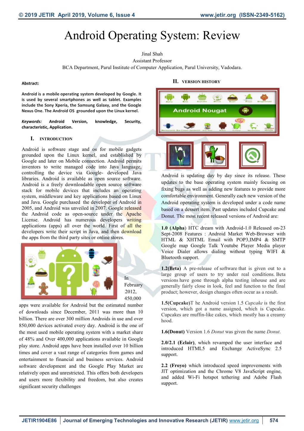 Android Operating System: Review