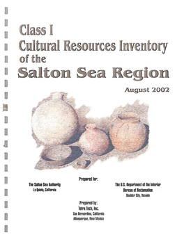 The Salton Sea Authopity the U.S