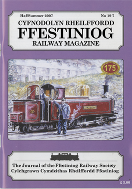 Ffestiniog Railway Magazine