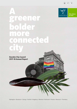 A Greener Bolder More Connected City