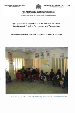 The Delivery of Essential Health Services in Africa Realities and People's Perceptions and Perspectives