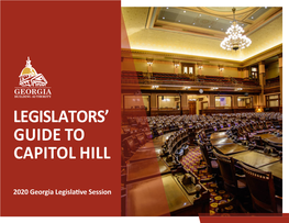 Legislators' Guide to Capitol Hill