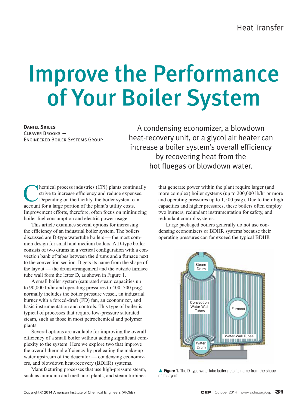 Improve the Performance of Your Boiler System