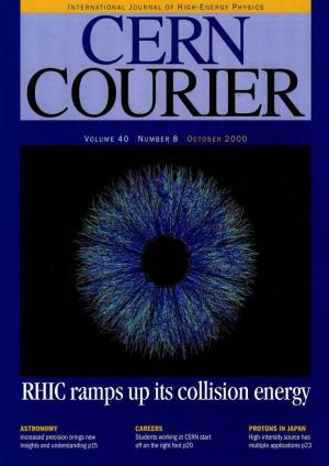 R^ Ix I XI COURIER VOLUME 40 NUMBER 8 OCTOBER 2000