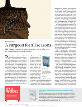 A Surgeon for All Seasons Cles, Broadsheets and Pamphlets, Often Under the Pseudonym Old Hubert
