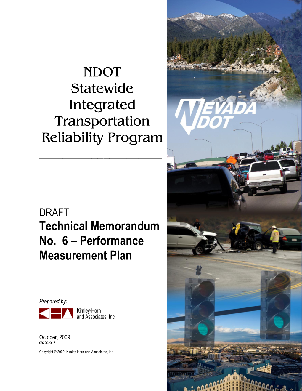 NDOT Statewide Integrated Transportation Reliability Program ______