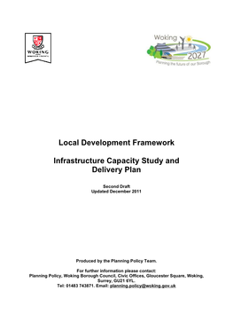 Local Development Framework Infrastructure Capacity Study And