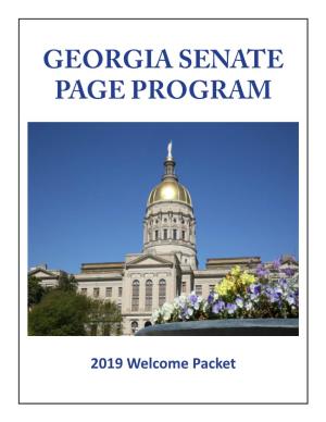 Georgia Senate Page Program