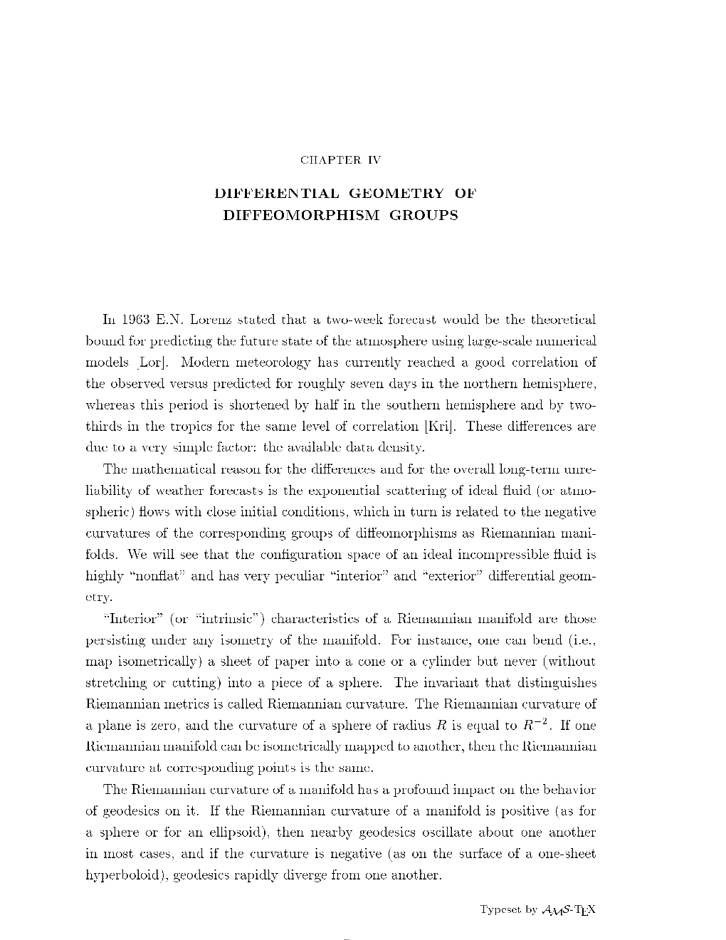 Differential Geometry of Diffeomorphism Groups