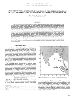 Ocean Drilling Program Scientific Results Volume