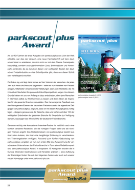 Parkscout Plus Award