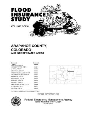 Arapahoe County, Colorado and Incorporated Areas