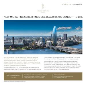 New Marketing Suite Brings One Blackfriars Concept to Life