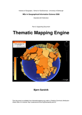 Thematic Mapping Engine