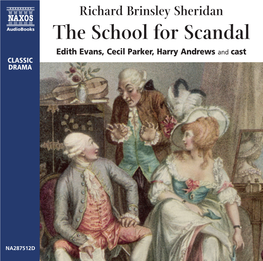 The School for Scandal Edith Evans, Cecil Parker, Harry Andrews and Cast CLASSIC DRAMA
