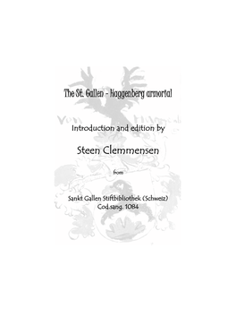 The St. Gallen – Haggenberg Armorial