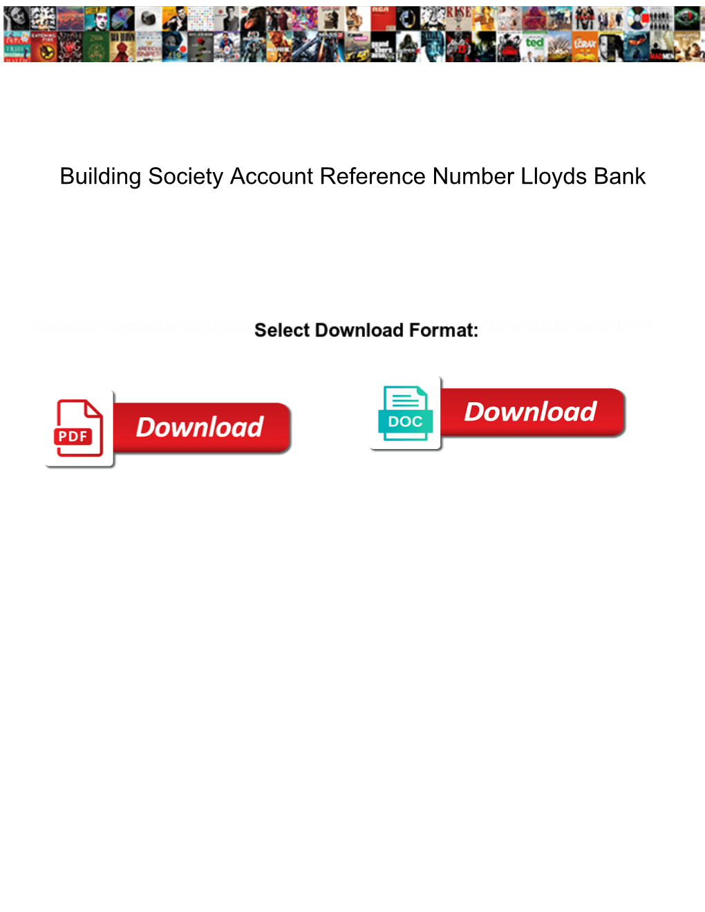 Building Society Account Reference Number Lloyds Bank DocsLib