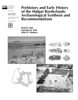 Prehistory and Early History of the Malpai Borderlands: Archaeological Synthesis and Recommendations