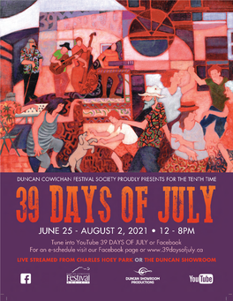 39 Days of July 2021 - a Rather Fun Place to Be