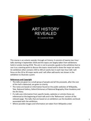 ART HISTORY REVEALED Dr