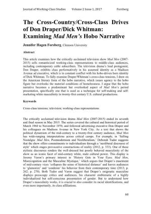 Examining Mad Men's Hobo Narrative