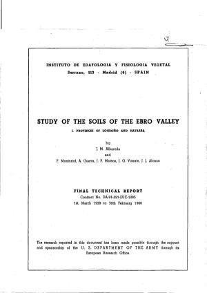 Study of the Soils of the Ebro Valley